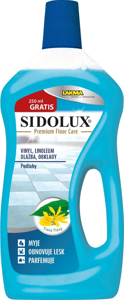 Sidolux Premium Floor Care vinyl, lino, dlažba Ylang Ylang 750 + 250 ml
